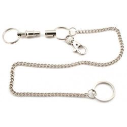 Цепочка Victorinox комбинация с карабинами хром блистер (4.1854.B1)