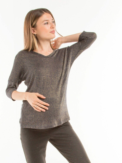 Джемпер трикотажный из вискозы рюлекс для беременных,размеры 44,46
