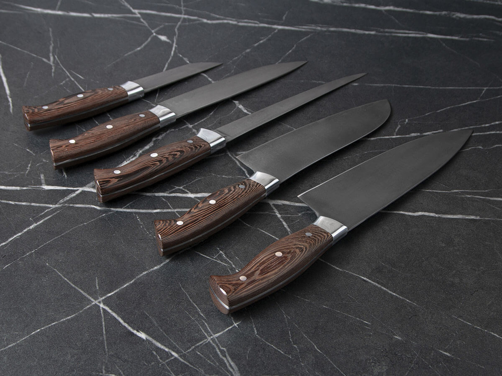 Набор кухонных ножей "Master Sheff Wood"