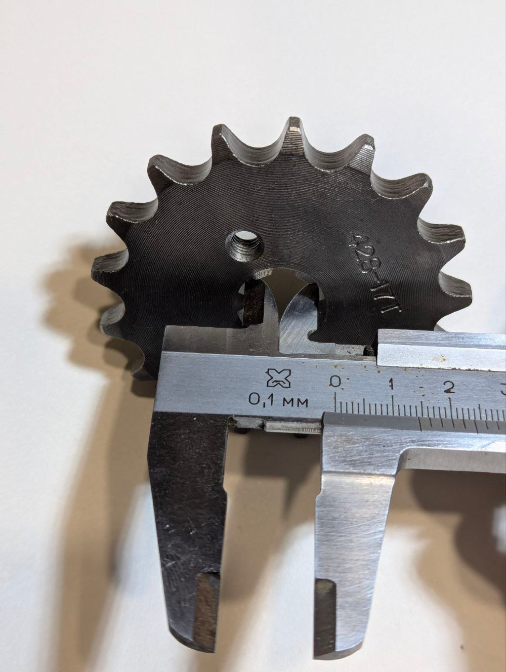 Звезда ведущая передняя для питбайка, мопеда (428-17Т) 17мм сталь