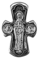 Крест "Деисус. Божия Матерь «Никопея». Иоанн Креститель"