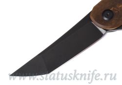 Нож Hoback Radford Titanium Juma Golden Dragon CPM20CV DLC BWфотография - 2