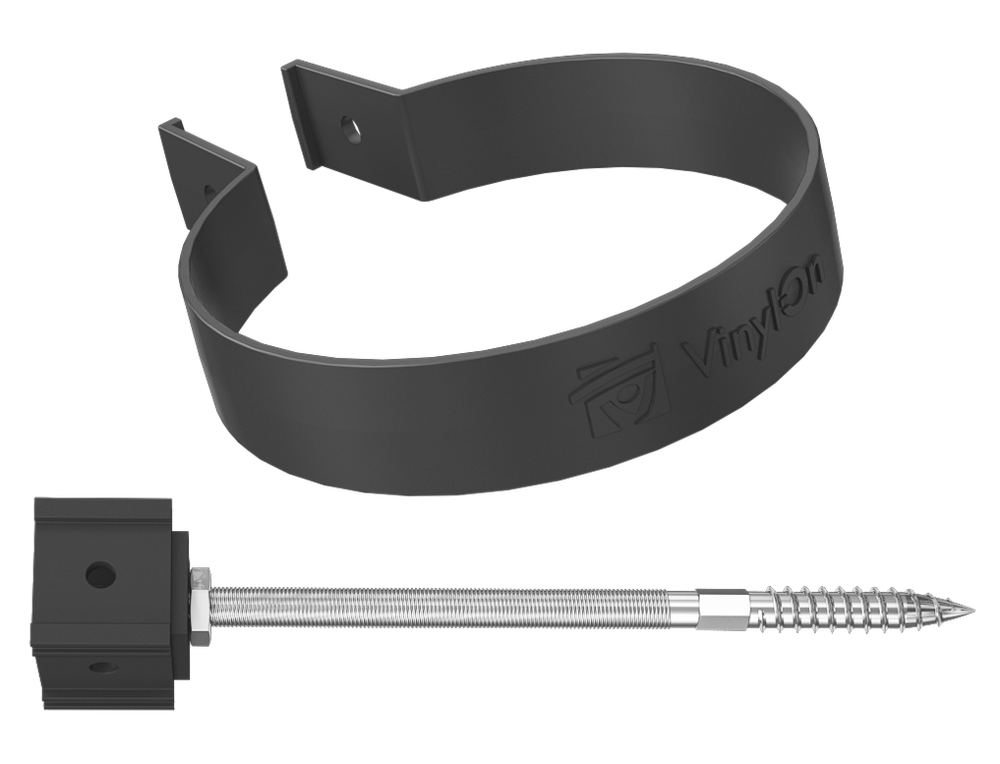 ХОМУТ ТРУБЫ VINYLON с крепежом 120 мм