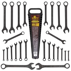 Набор ключей комбинированных 25пр. KINGTUL KT-5261MP Black