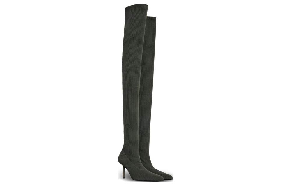 DION LEE Over the knee Boots Women"s Green