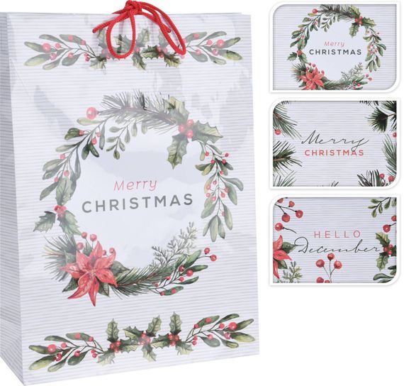 Пакет подарочный Рождественские истории 24*6*34 см., бумажный, Koopman (APF478170)