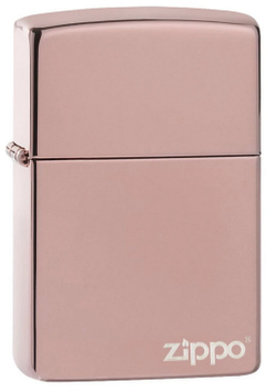 Зажигалка розовая High Polish Rose Gold ZIPPO 49190ZL