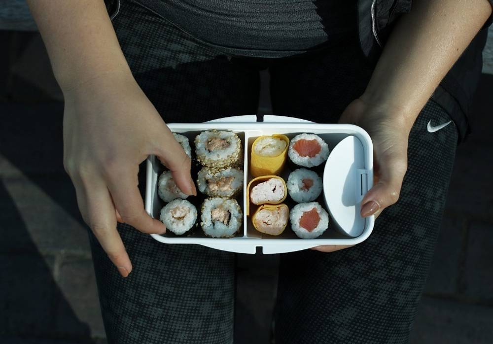 Ланч-бокс black+blum, bento box, 500 мл, бирюзовый