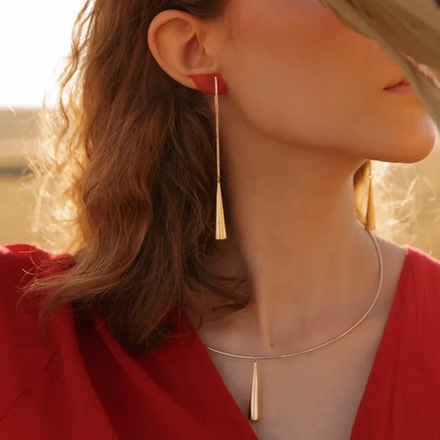 Серьги MACHI | МАЧИ двухцветные