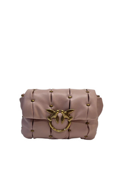 MINI LOVE BAG PUFF PINCHED – dusty pink