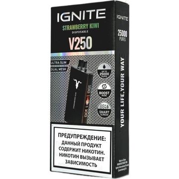 ОЭС (М) IGNITE V250 BLACK Strawberry Kiwi (Клубника Киви)