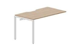 стол Strike 1380х780х750мм (с эргономичным вырезом) - приставной элемент
