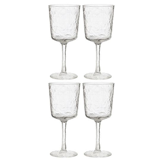 Набор бокалов из акрила arctic для вина, 360 мл, прозрачный, 4 шт.