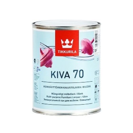 Лак для мебели Кива 70 глянцевый 2,7л Тиккурила (Tikkurila)