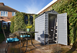 Сарай из поликарбоната Palram SkyLight 4x6 grey