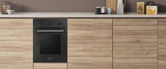 Газовый духовой шкаф Krona STRETTO 45 BL черный