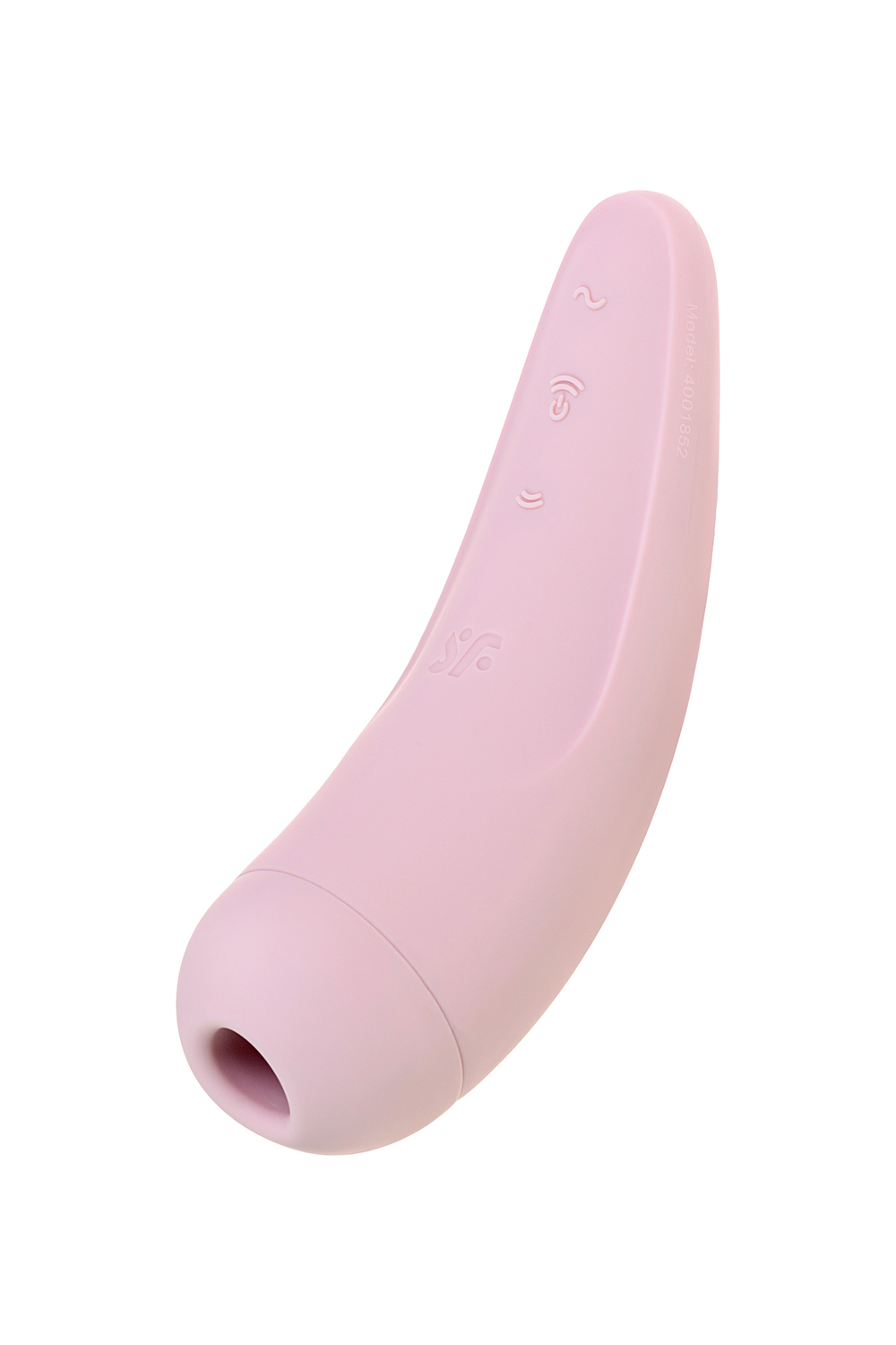 Вакуум-волновой бесконтактный стимулятор клитора Satisfyer Curvy 2+, силикон, розовый, 14,3 см.