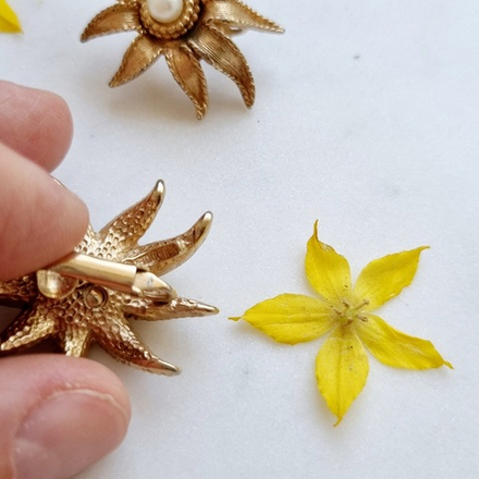 Клипсы цветы Boucher