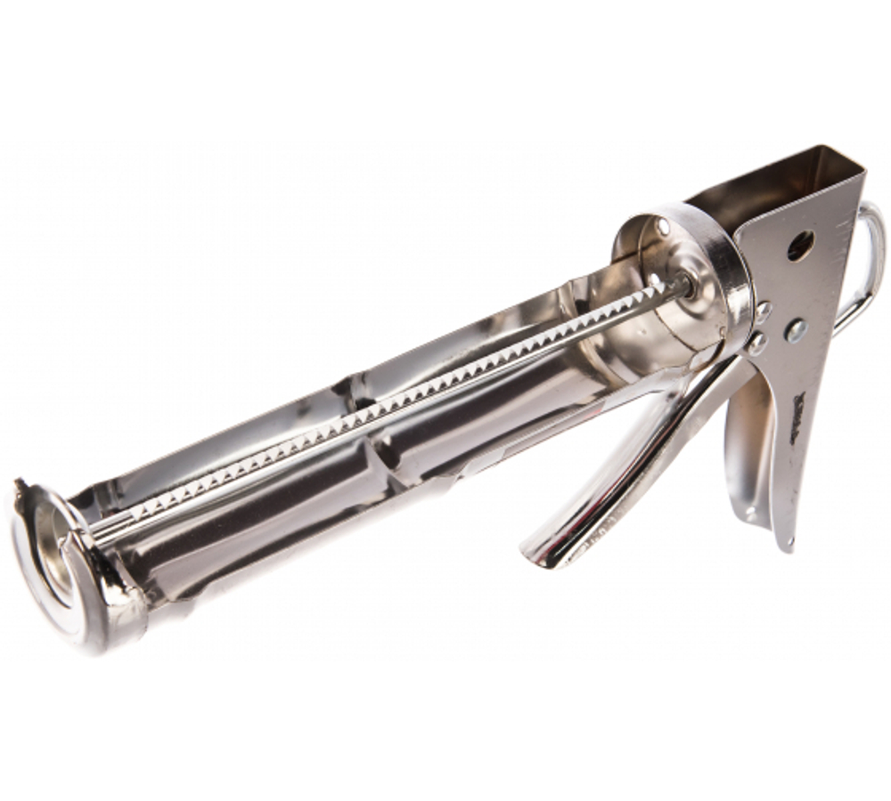 ПИСТОЛЕТ MATRIX Д/ГЕРМЕТИКА 310МЛ ПОЛУОТКР ХРОМИР ЗУБЧАТ ШТОК 7ММ 88640