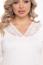 Блуза "Лира" (белая) Б8309 LT Collection