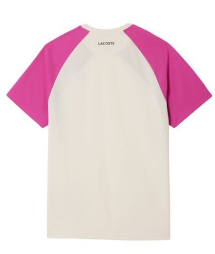 Теннисная футболка Lacoste Ultra Dry Colour-Block Tennis