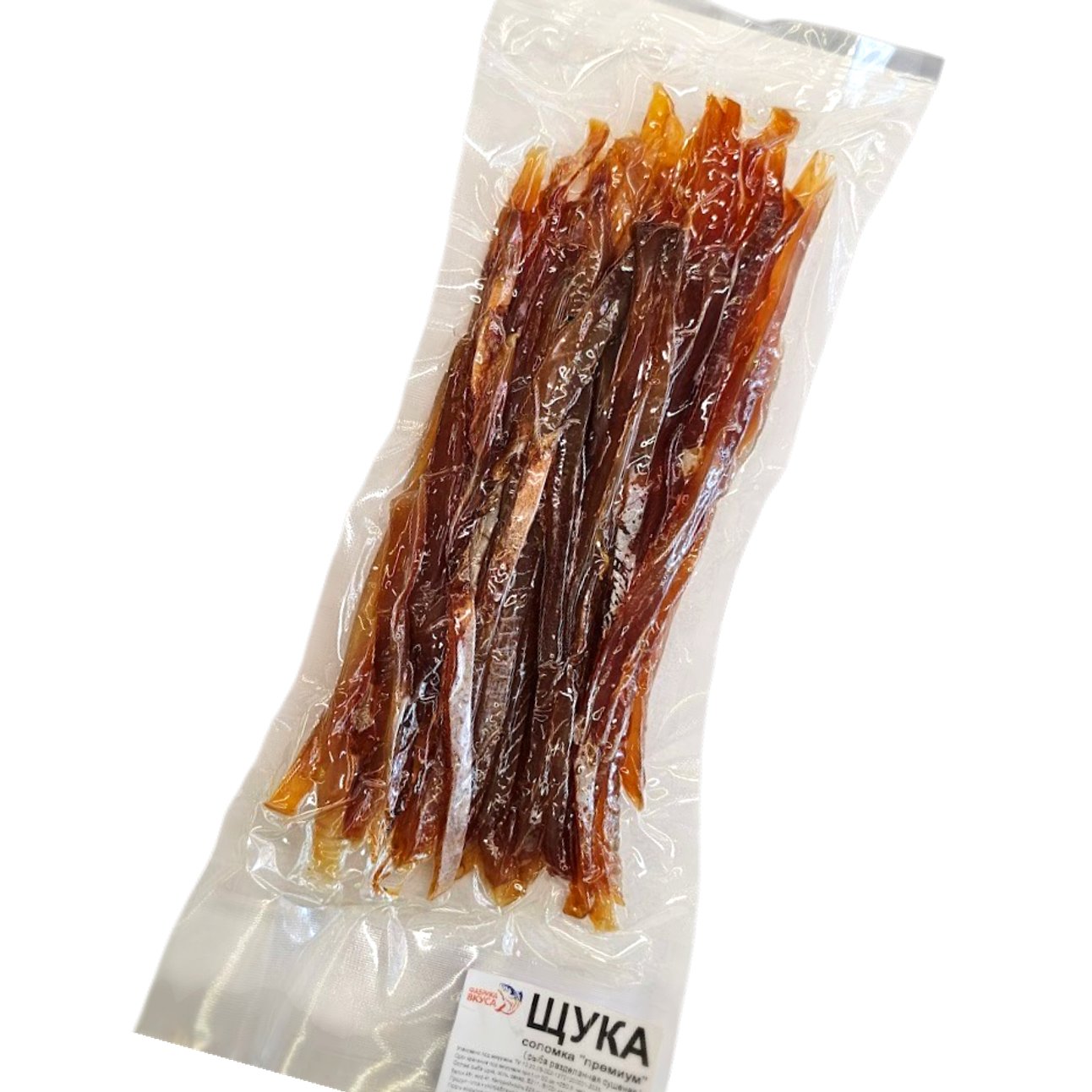 Щука сушеная, соломка, в/у 500 г