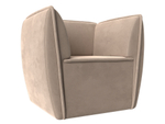 Кресло Бергамо, Бежевый, Велюр, 111976