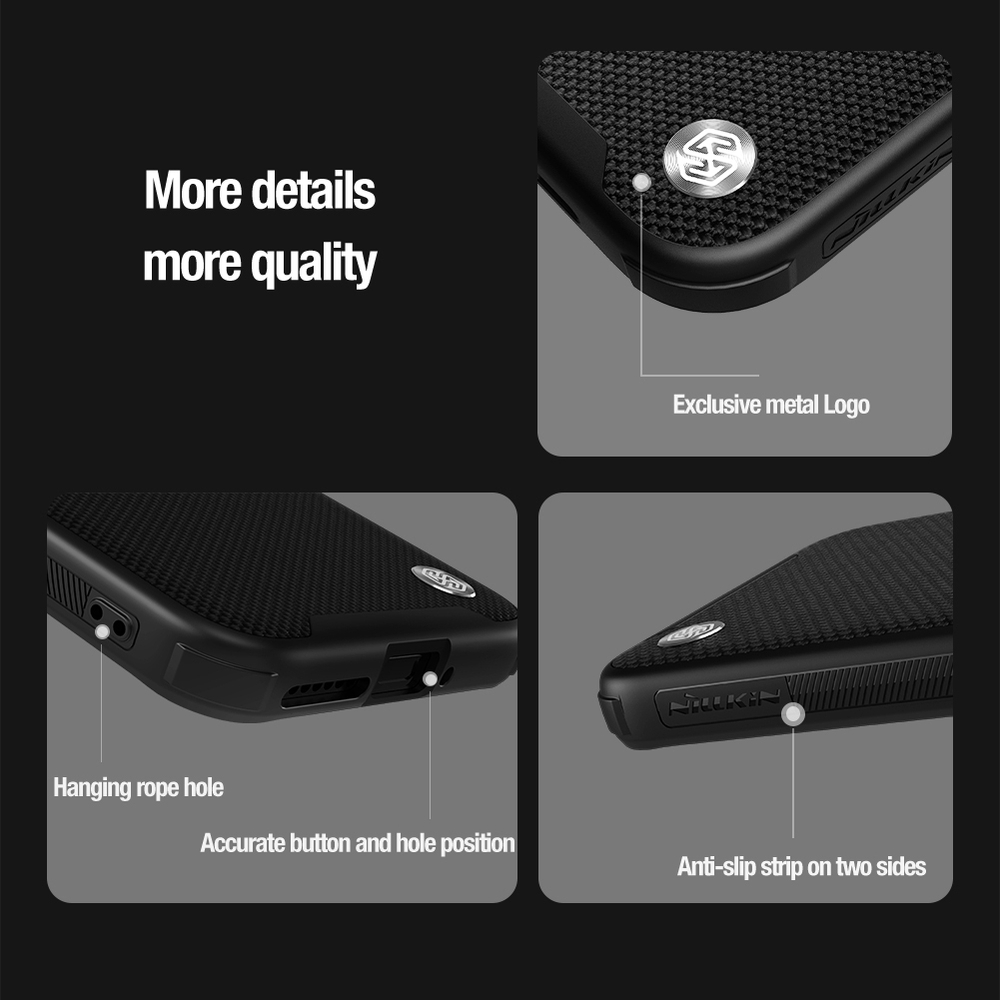Текстурный чехол от Nillkin с металлической откидной крышкой на Xiaomi 14, серия Textured Prop Case