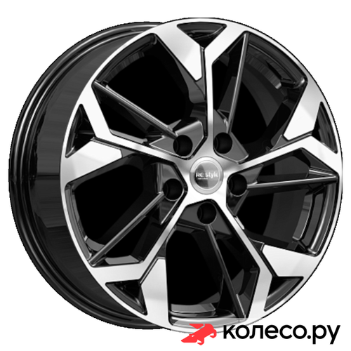 КС1062 6.5x17/5*114.3 D67.1 ET35 алмаз чёрный