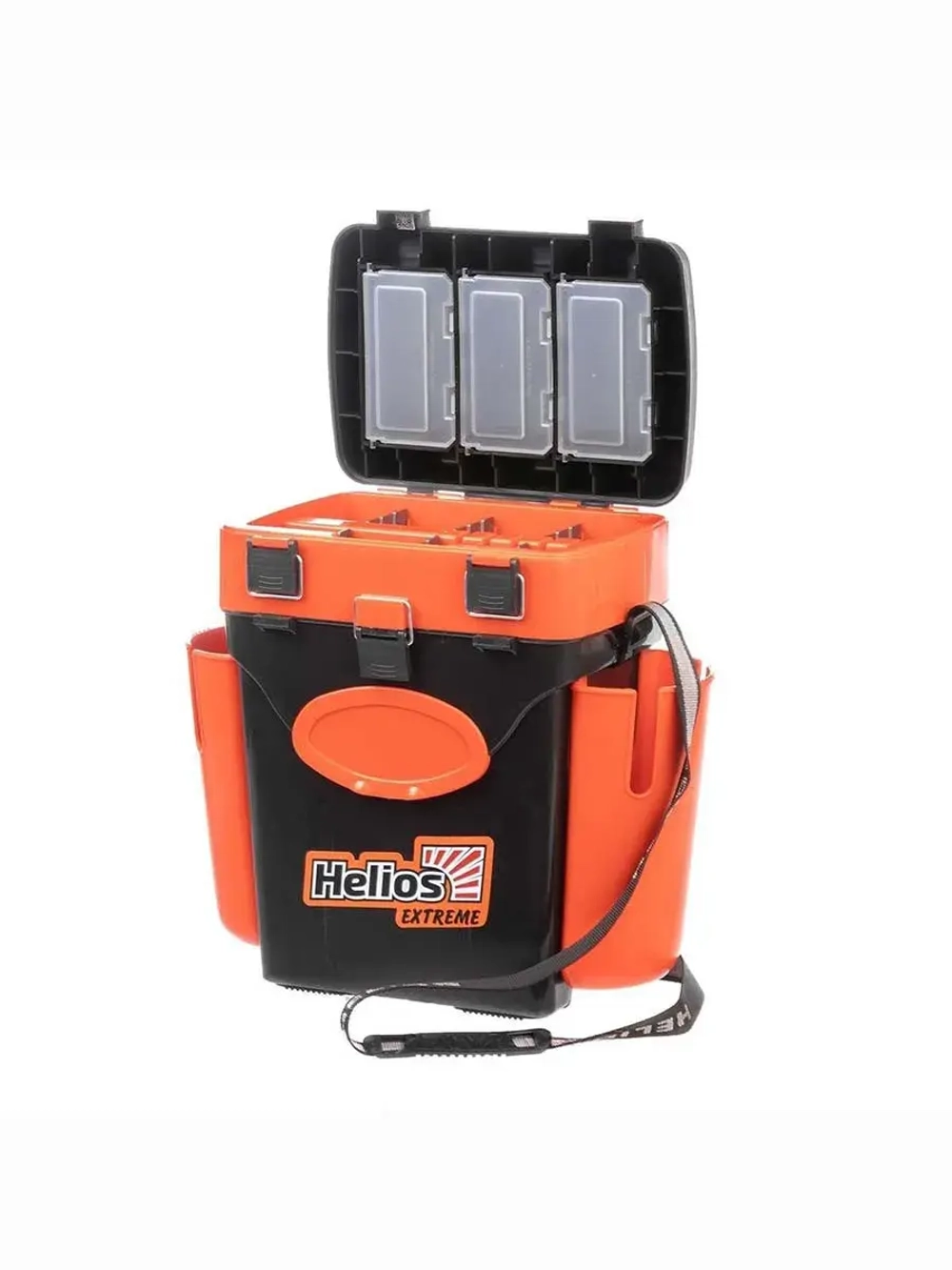 Ящик для зимней рыбалки Helios FishBox (10л) оранжевый