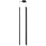 L3T747437 Люстра TUBO LED 15W 900LM 25G ЧЕРНЫЙ 3000K (574717+747437 (3шт)