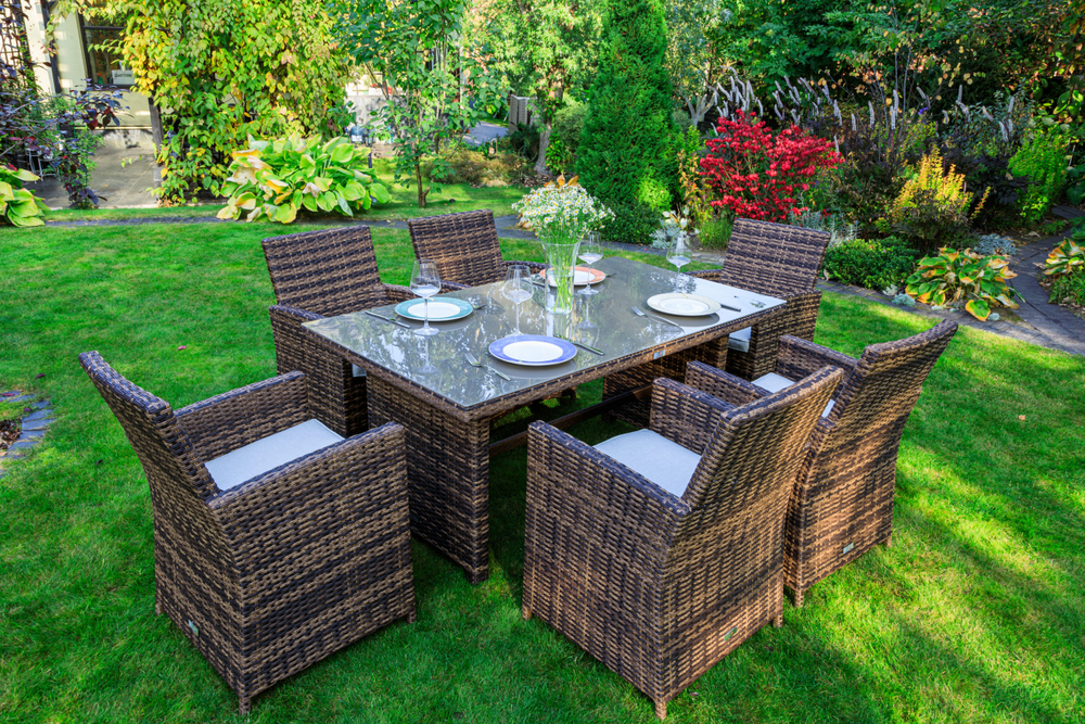 Обеденный комплект ROYAL FAMILY FIONA коричневый