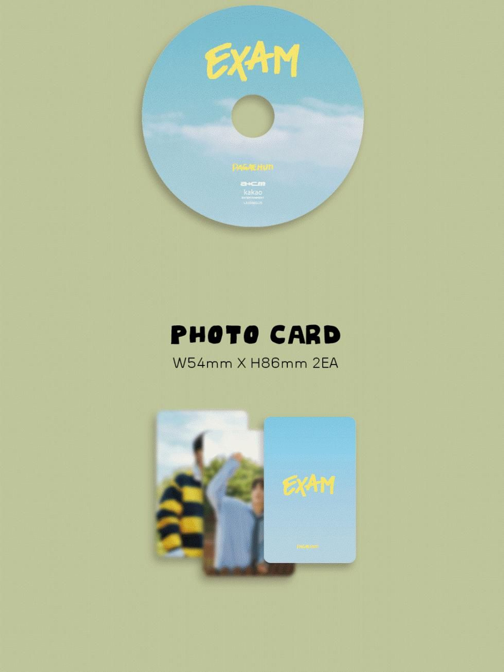 Альбом PAGAEHUN - EXAM 1st Mini Album