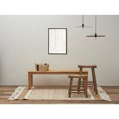 Фактурное панно с эффектом 3D Minimalism, 50х70 см, белый\бежевый