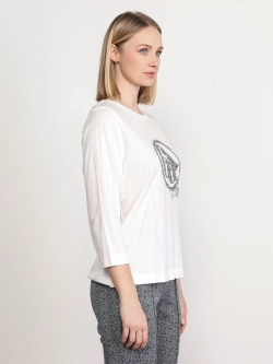 Лонгслив из хлопка и модала