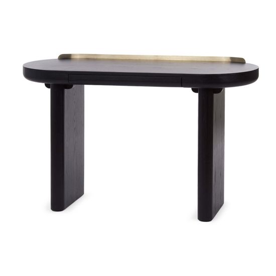 Письменный стол Salmon 128х50 черное дерево