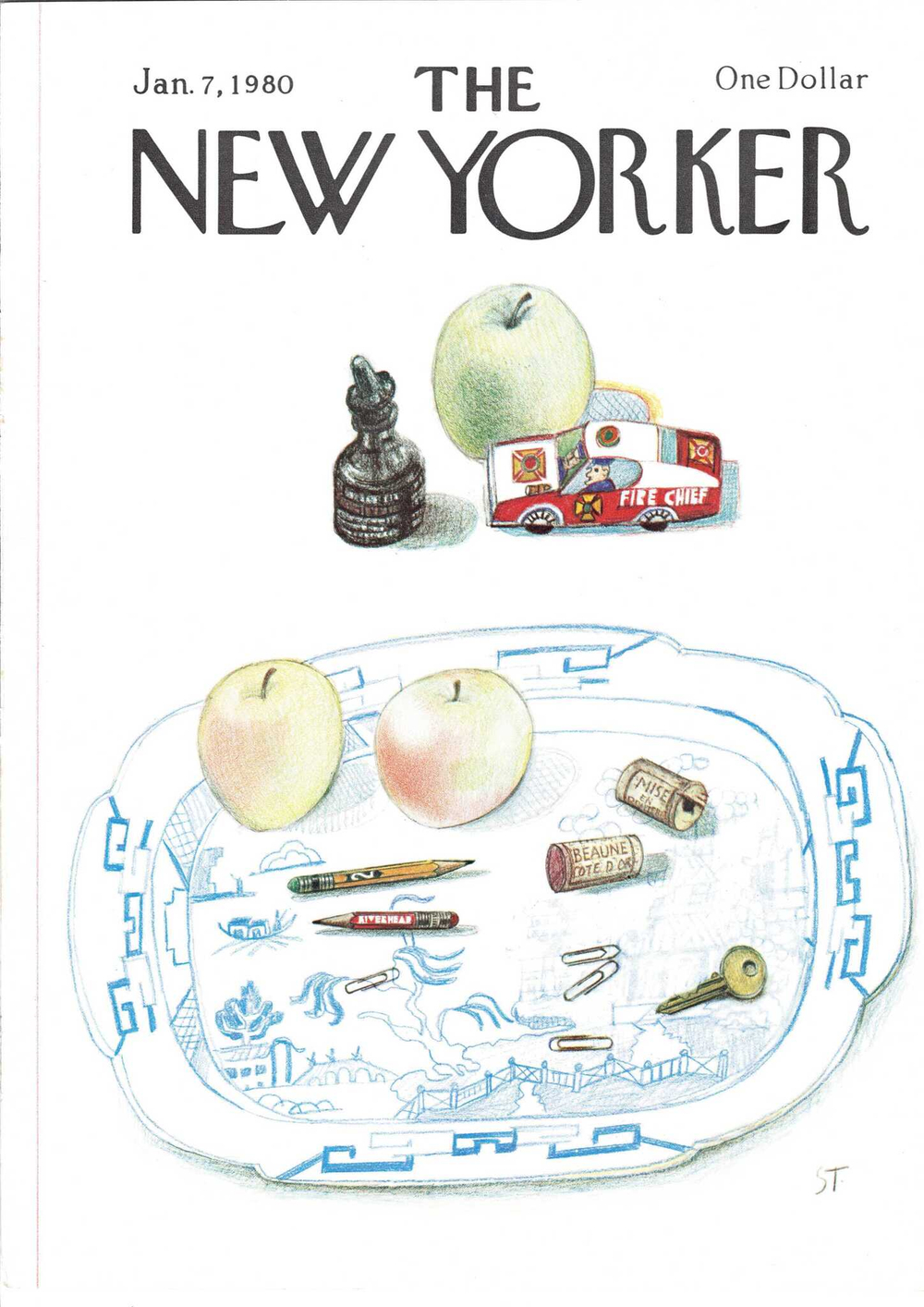 Журнал The New Yorker 07-01-1980, обложка