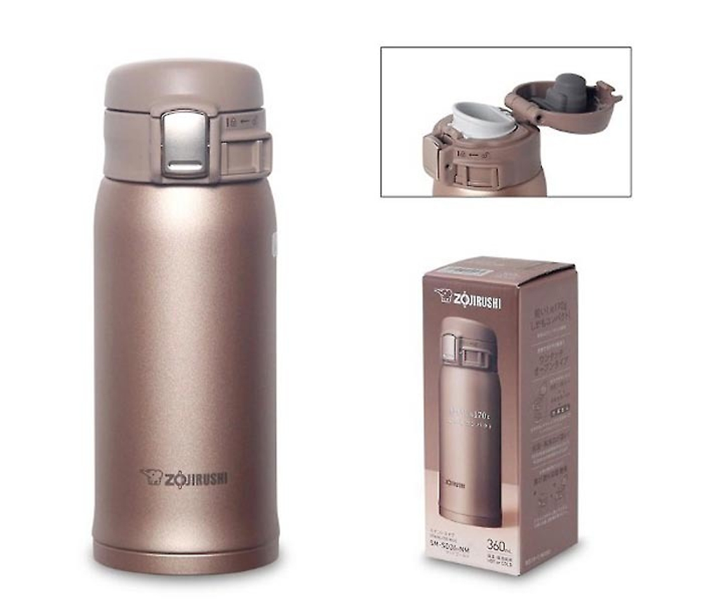 Термокружка Zojirushi (0,36 литра), шампань, [SM-SD36-NM]