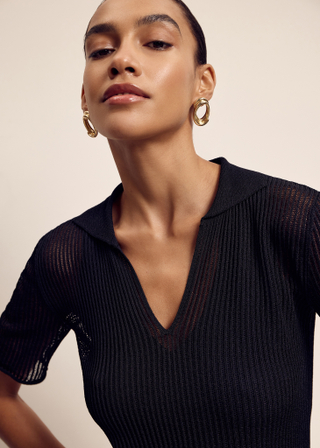 Джемпер-поло MILA, чёрный