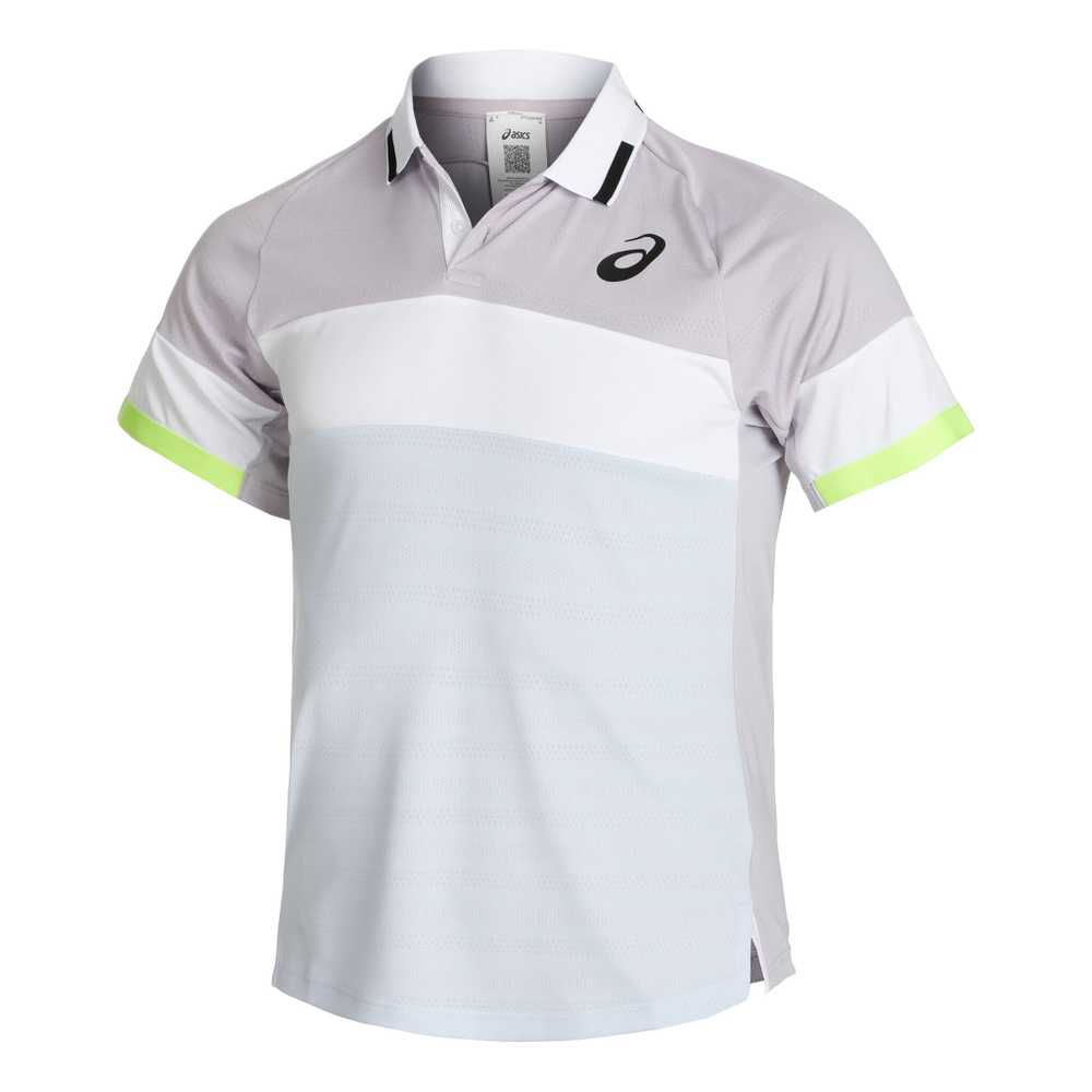 Мужское теннисное поло ASICS Match Polo Men - Light Blue, White