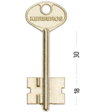 Заготовка сувальдного ключа 14206 KER3D KERBEROS (желтый)