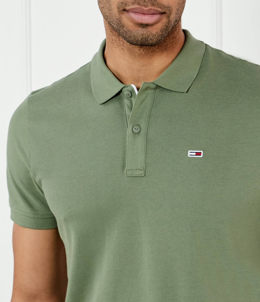 Поло Tommy Jeans - зеленый(DM0DM20676)