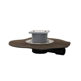 Трап горизонтальный с сифоном "Primus" и полимербитумным полотном, HL510HPrblue