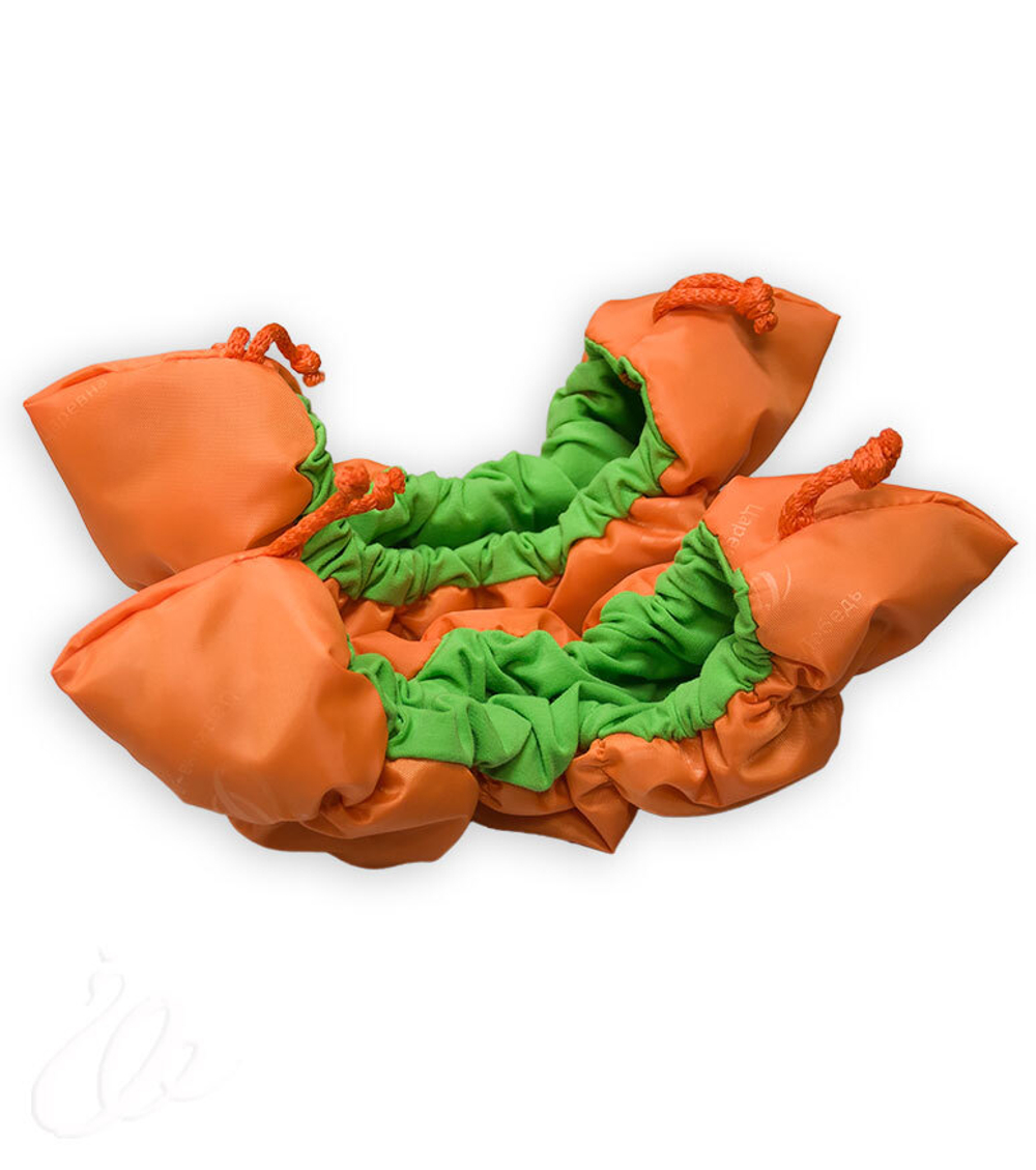 Оранжевый/салатовый