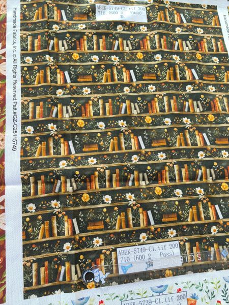 ПРЕДЗАКАЗ, КНИЖНЫЕ ПОЛКИ, РОМАШКИ, 100% хлопок 2