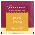 Teeccino, Жареный травяной чай, Java, без кофеина, 25 чайных пакетиков, 150 г (5,3 унции)