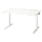Письменный стол с регулировкой по высоте - IKEA MITTZON/МИТТЗОН ИКЕА, 120х80х62-126 см, белый