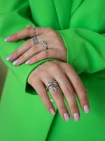 Кольцо тройное Bubble