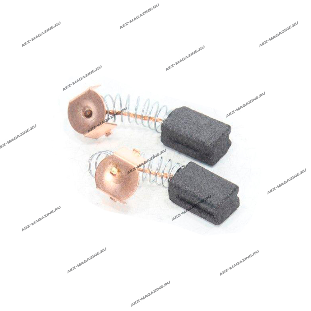 Электроугольная щетка 8х10х16 Проточка 2, пружина, пятак-зацепы подходит для FERM FAG-125 1400Wt