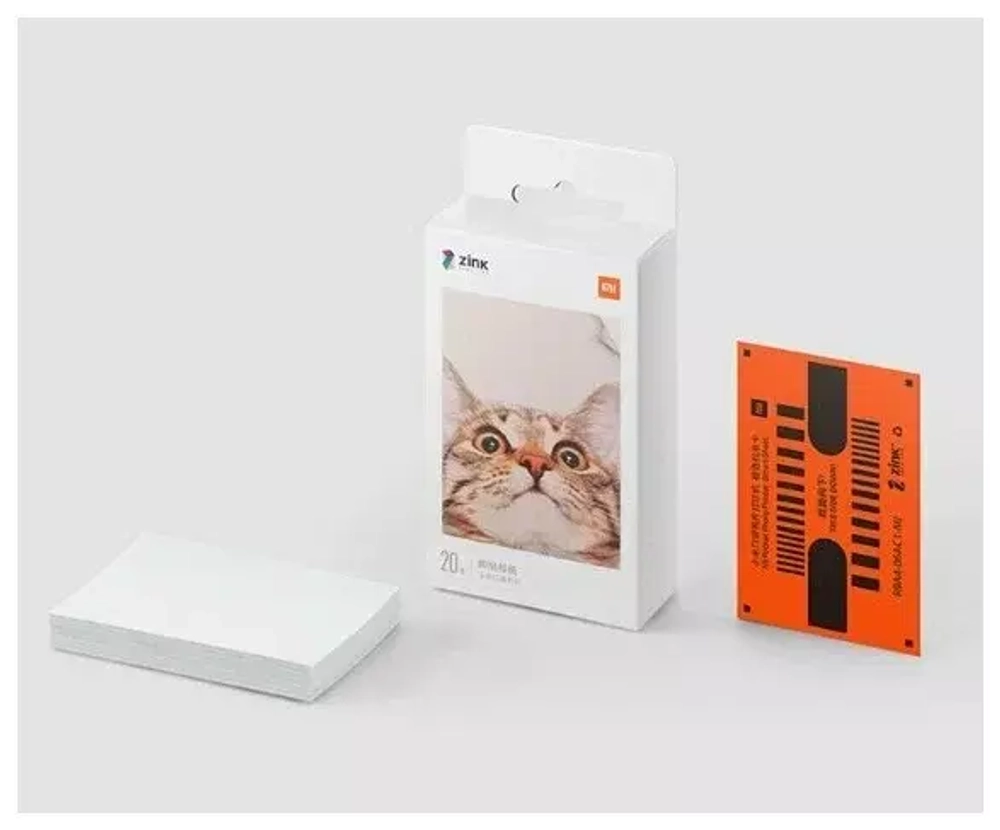 Принтер с термопечатью Xiaomi Mijia AR ZINK, цветн., меньше A6, белый